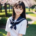 桜＋菜の花＋セーラー服=春爛漫2(12枚) 11枚目