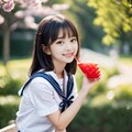 桜＋菜の花＋セーラー服=春爛漫2(12枚) 7枚目