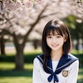 桜＋菜の花＋セーラー服=春爛漫2(12枚) 10枚目