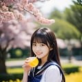 桜＋菜の花＋セーラー服=春爛漫2(12枚) 3枚目