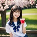 桜＋菜の花＋セーラー服=春爛漫2(12枚) 9枚目