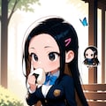 【うちの子、いさみん】おにぎり食べる 4枚目