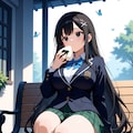 【うちの子、いさみん】おにぎり食べる 6枚目