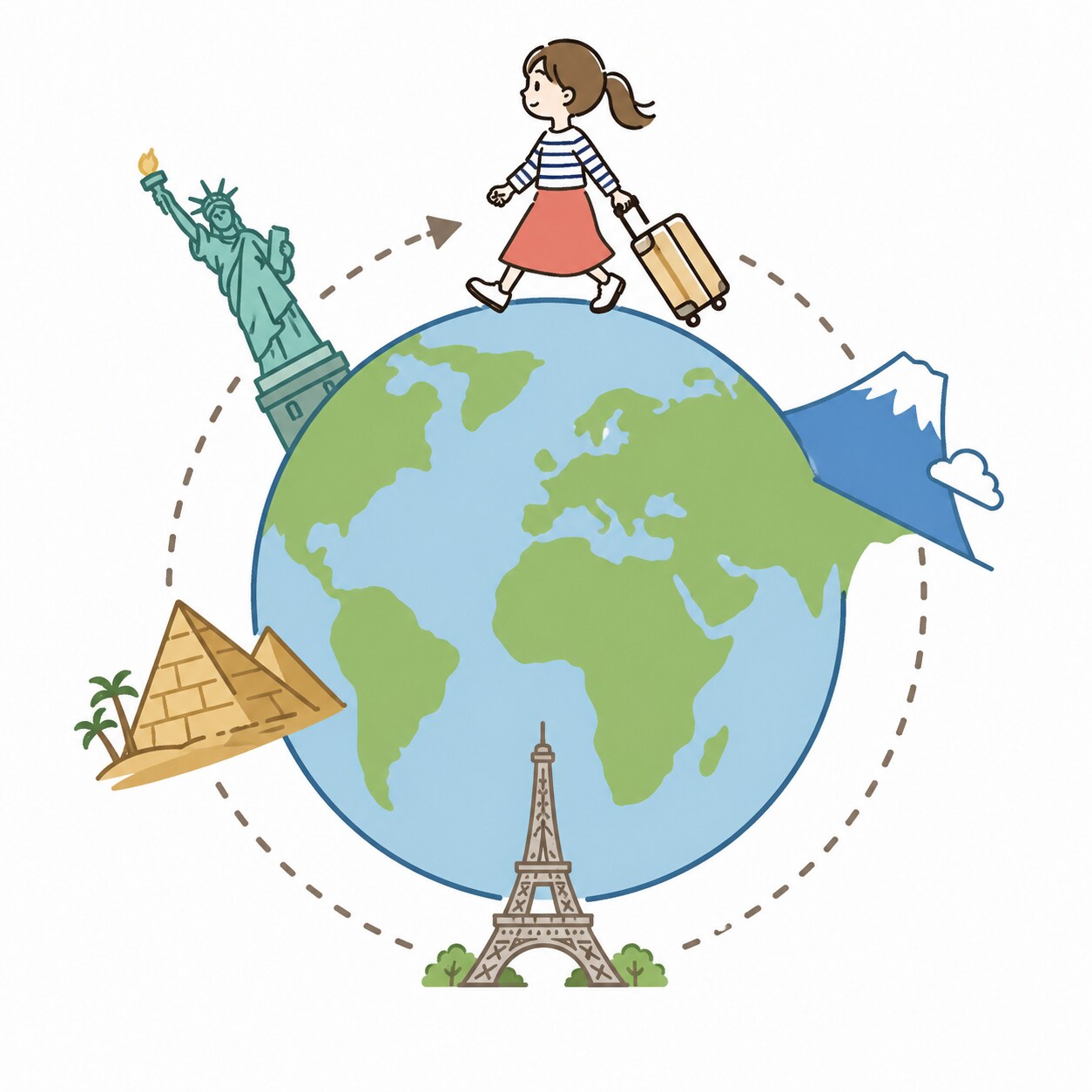 AROUND THE WORLD | の人気AIイラスト・グラビア