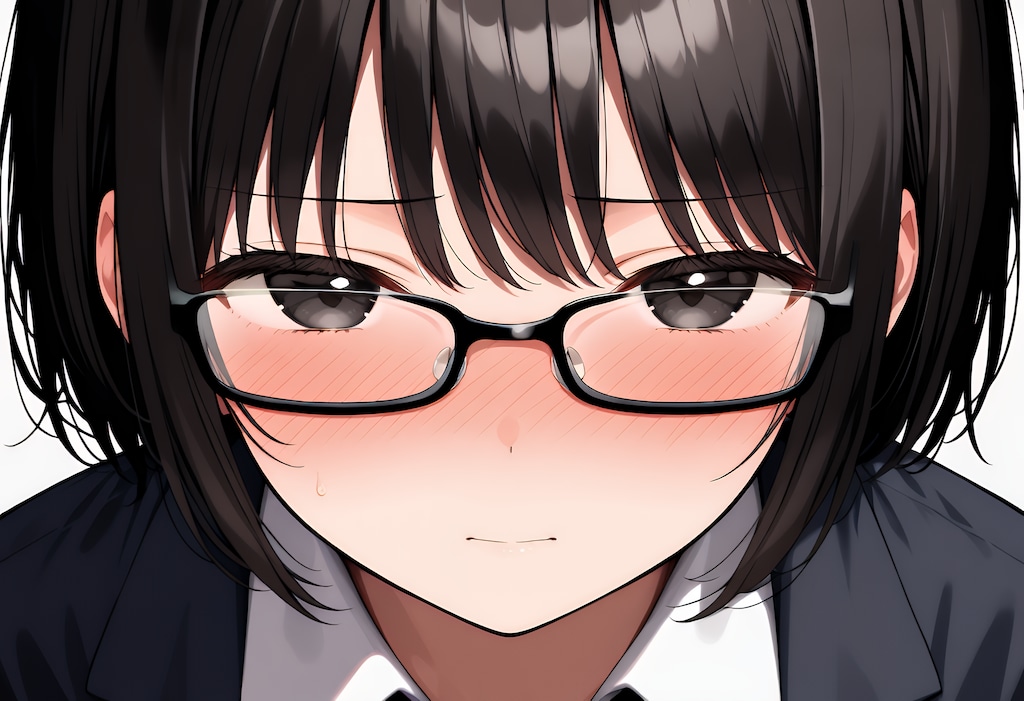 見つめる
