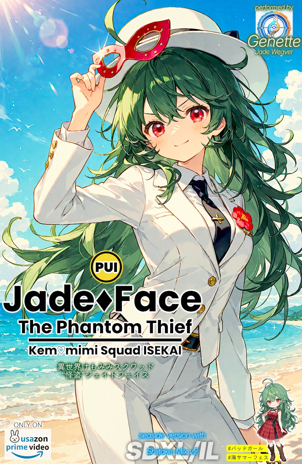 【異世界けもみみスクワッド】怪盗ジェイドフェイス