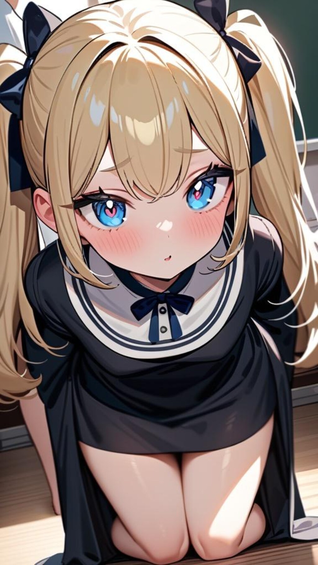 ブルーアイズブロンドツインテ