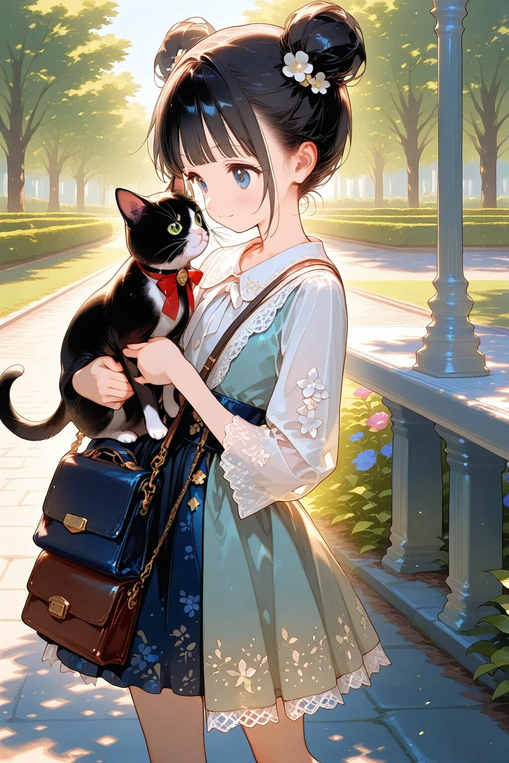 猫🐈とおだんごちゃん🍡✨ | の人気AIイラスト・グラビア