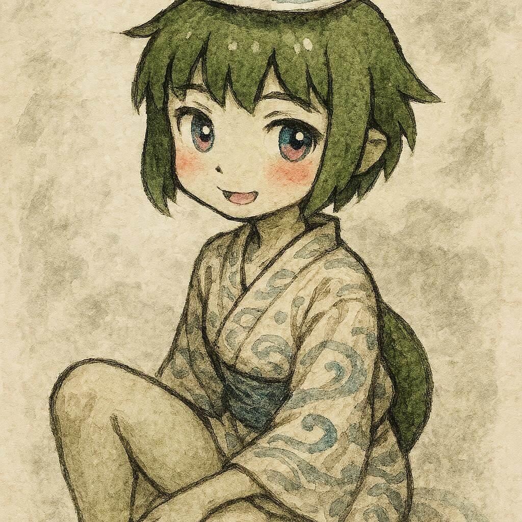 chatGPTに怒られたカッパ娘