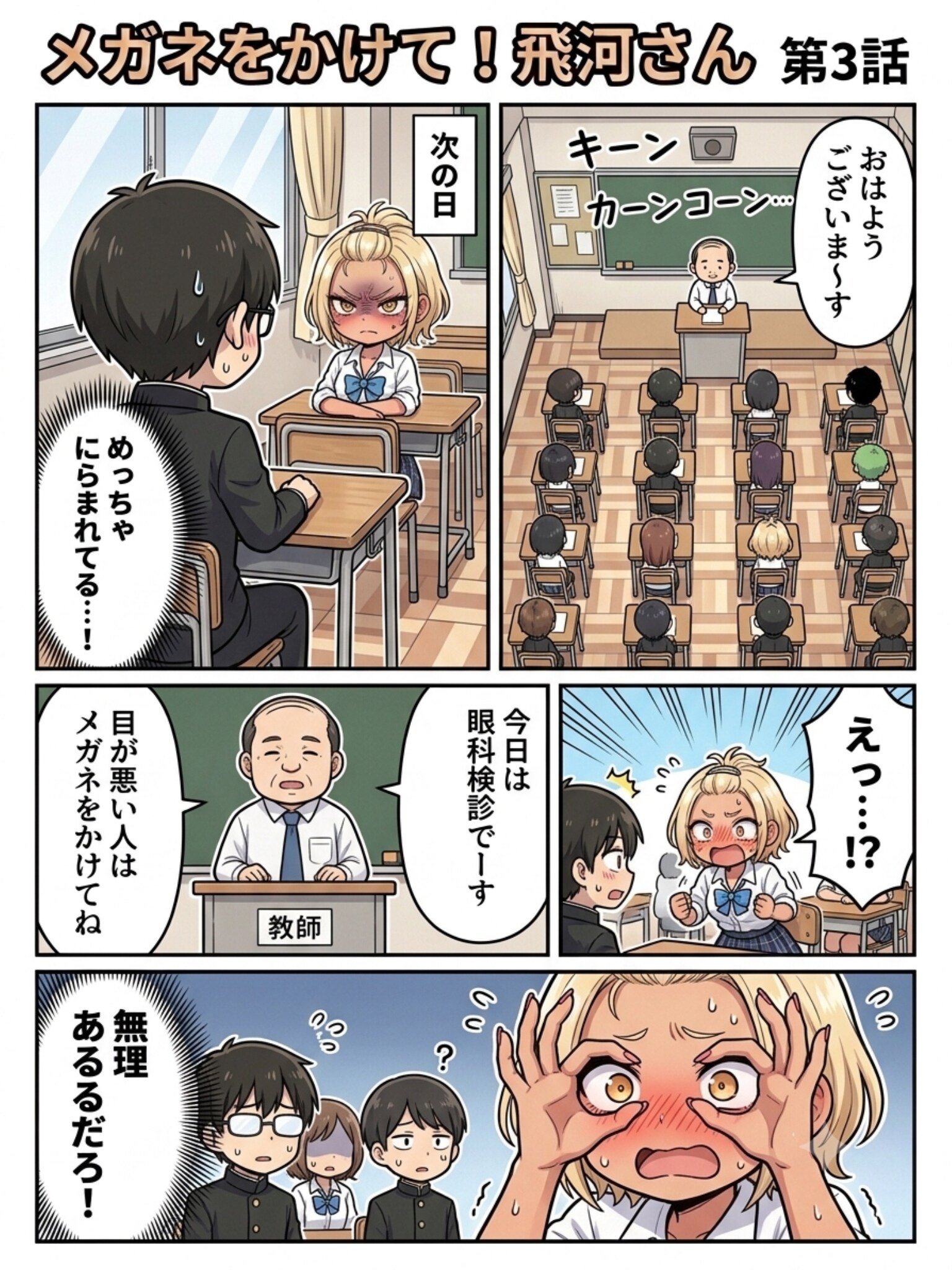 メガネをかけて！飛河さん　第三話