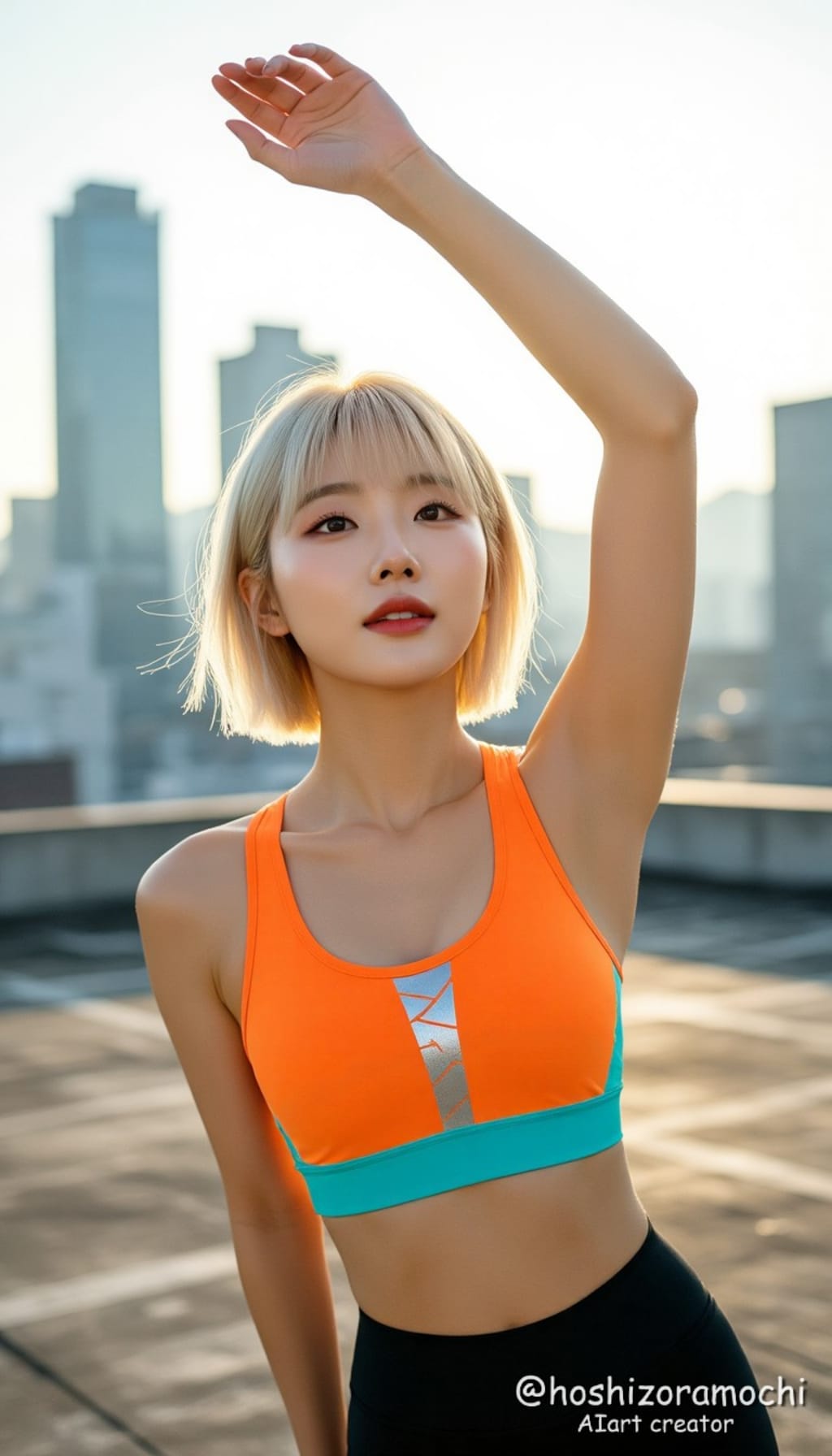 朝陽に染まるアスレチックソウル - Athletic Seoul in the morning sun