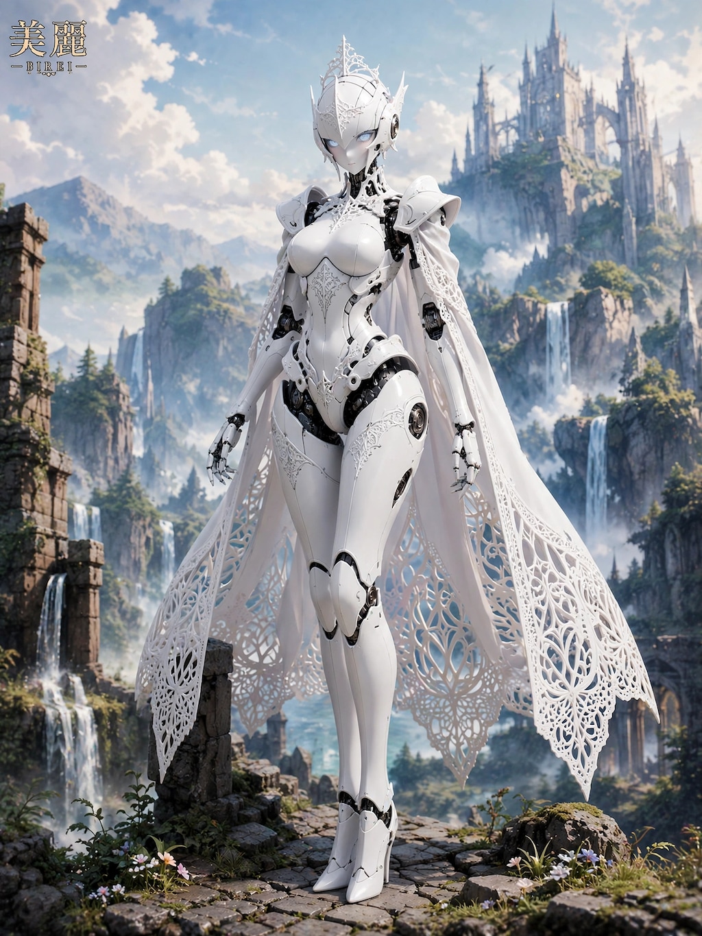 美麗女型ゴシック・リアルロボット3D #美麗 #美麗シリーズ #フィギュア #3Dフィギュア #女型ロボット #女型リアルロボット #女型ゴシックリアルロボット #ChatGPT #カスタムGPT #