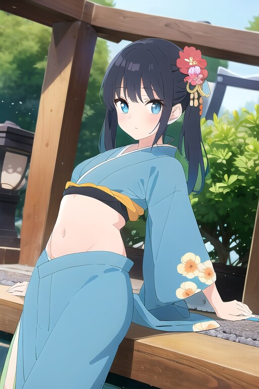 へそ出し着物詰め合わせ！