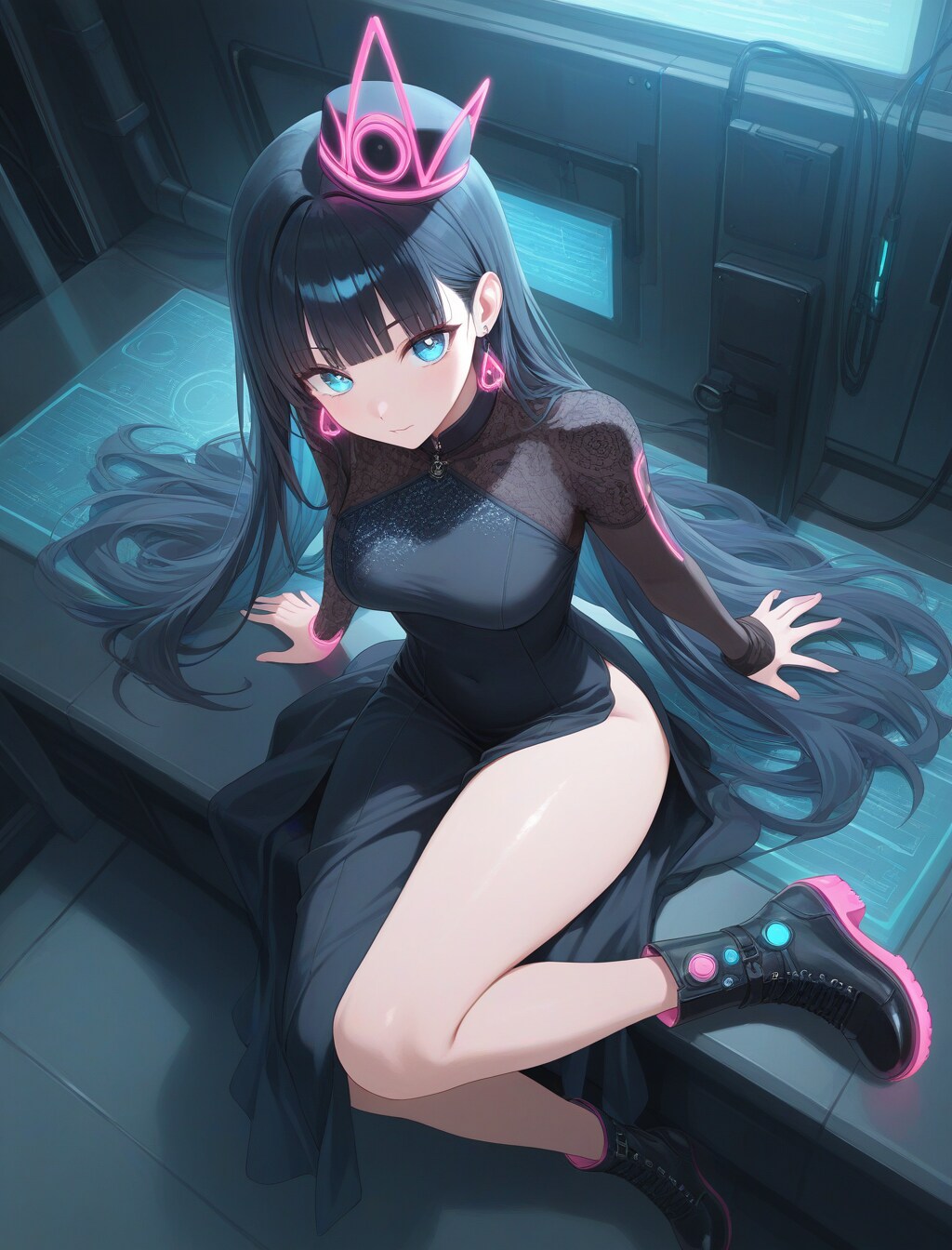 回路基板ネオン魔女