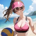一緒にビーチバレーやろうよ！🏐 2枚目
