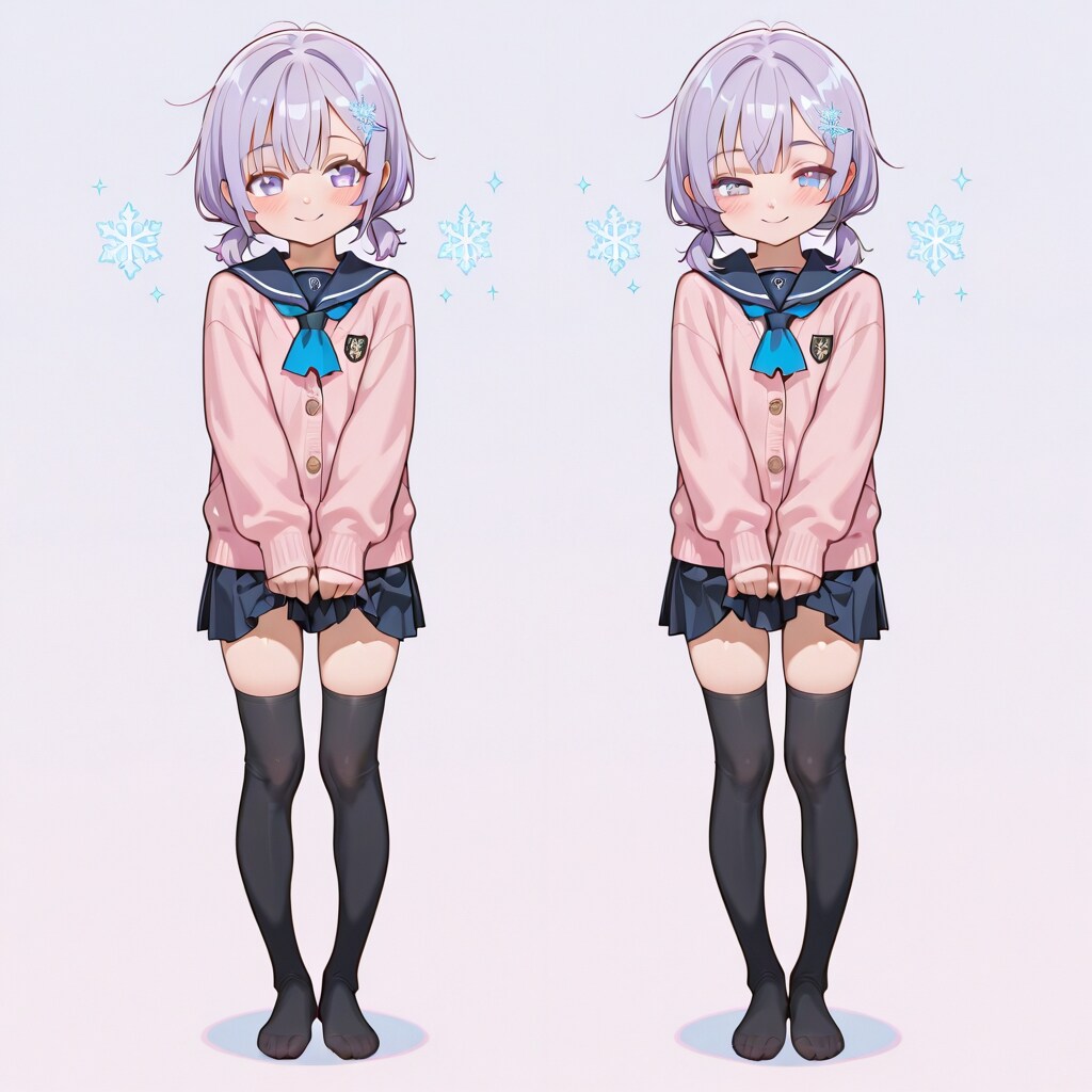 黒ニーハイ💜 | の人気AIイラスト・グラビア