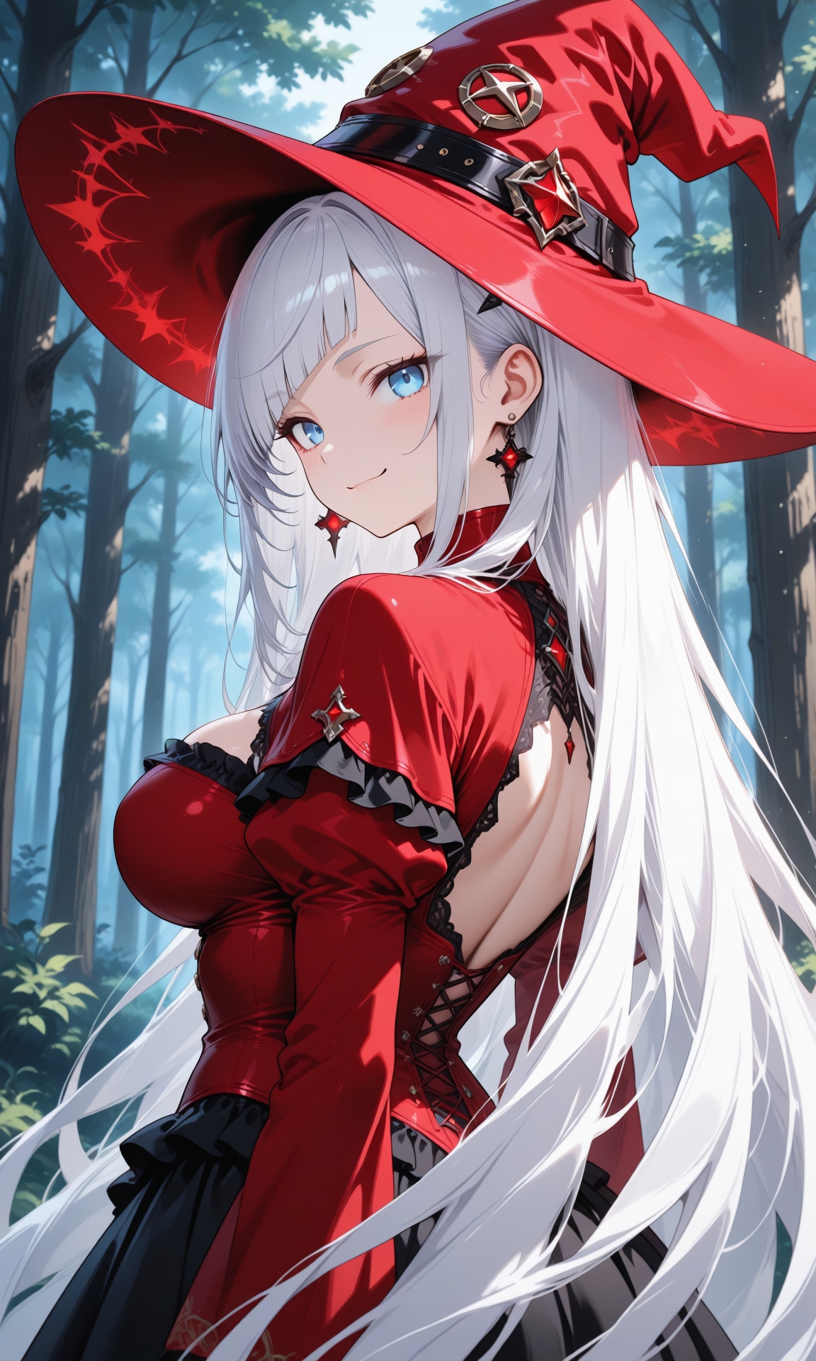 森の白き魔女 | の人気AIイラスト・グラビア