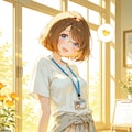 新人司書さん１📎🎗️村岡さおり22才 2枚目