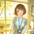 新人司書さん１📎🎗️村岡さおり22才 3枚目
