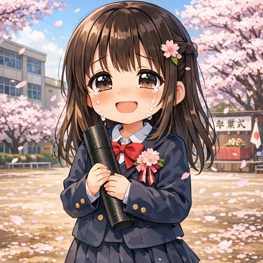 卒業。うれしいような、さみしいような。
