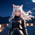 ベランダに猫娘が現れたっ 4枚目