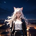 ベランダに猫娘が現れたっ 5枚目