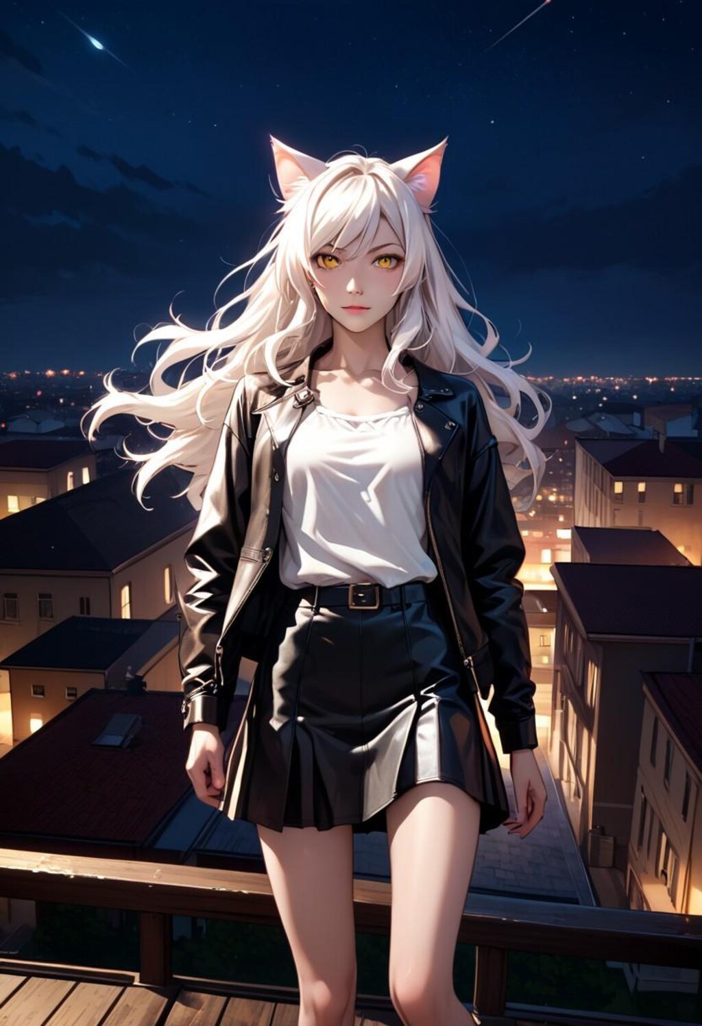 ベランダに猫娘が現れたっ