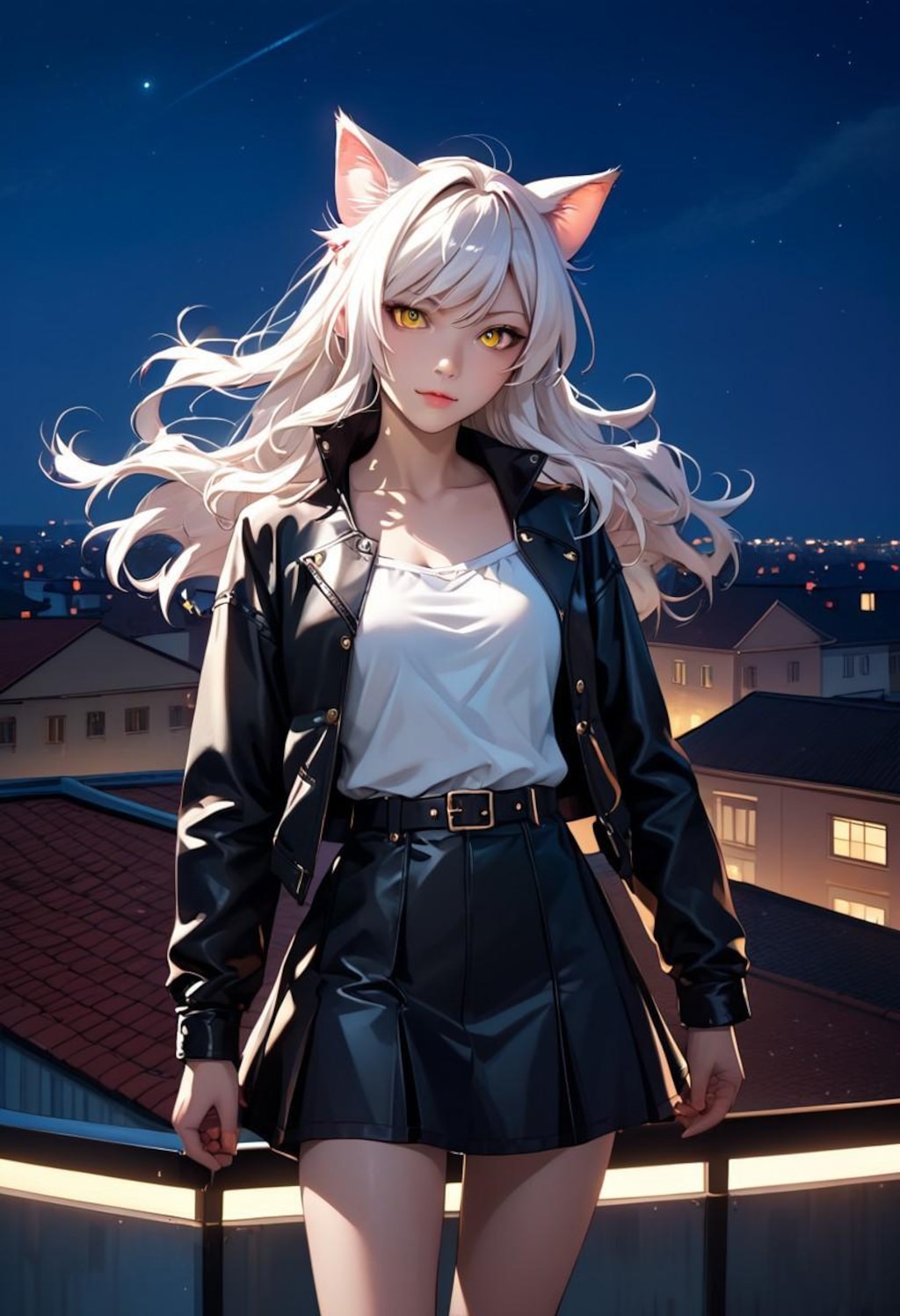 ベランダに猫娘が現れたっ