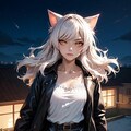 ベランダに猫娘が現れたっ 10枚目