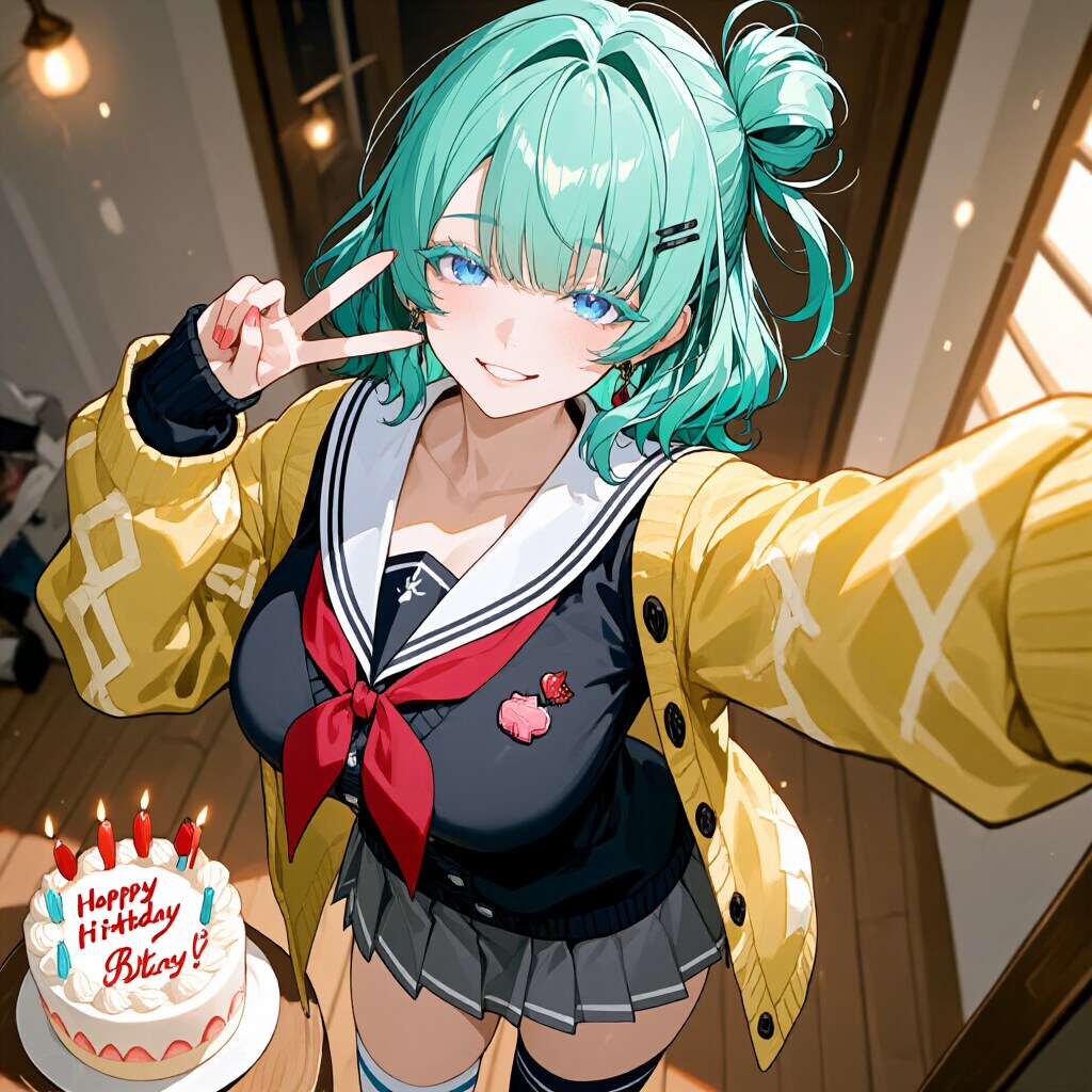 お団子ちゃんハピバ✨FA | の人気AIイラスト・グラビア