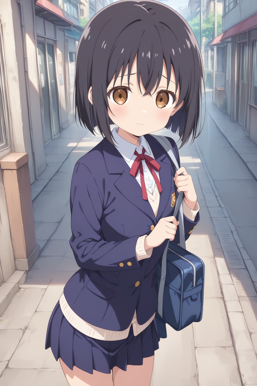 みっちゃん　女子学生ブレザーコスチューム | の人気AIイラスト・グラビア