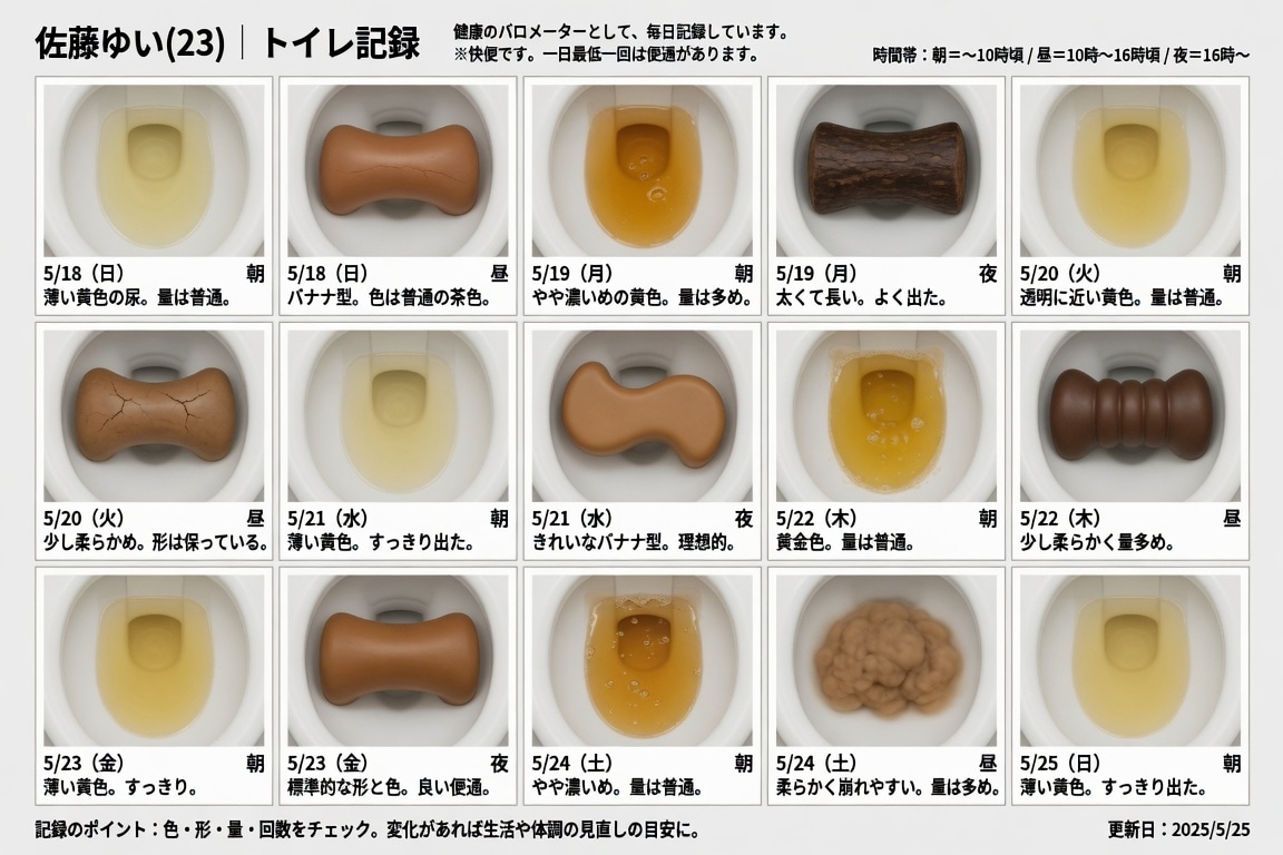 都会のOLさんは便の形もオシャレらしい😅