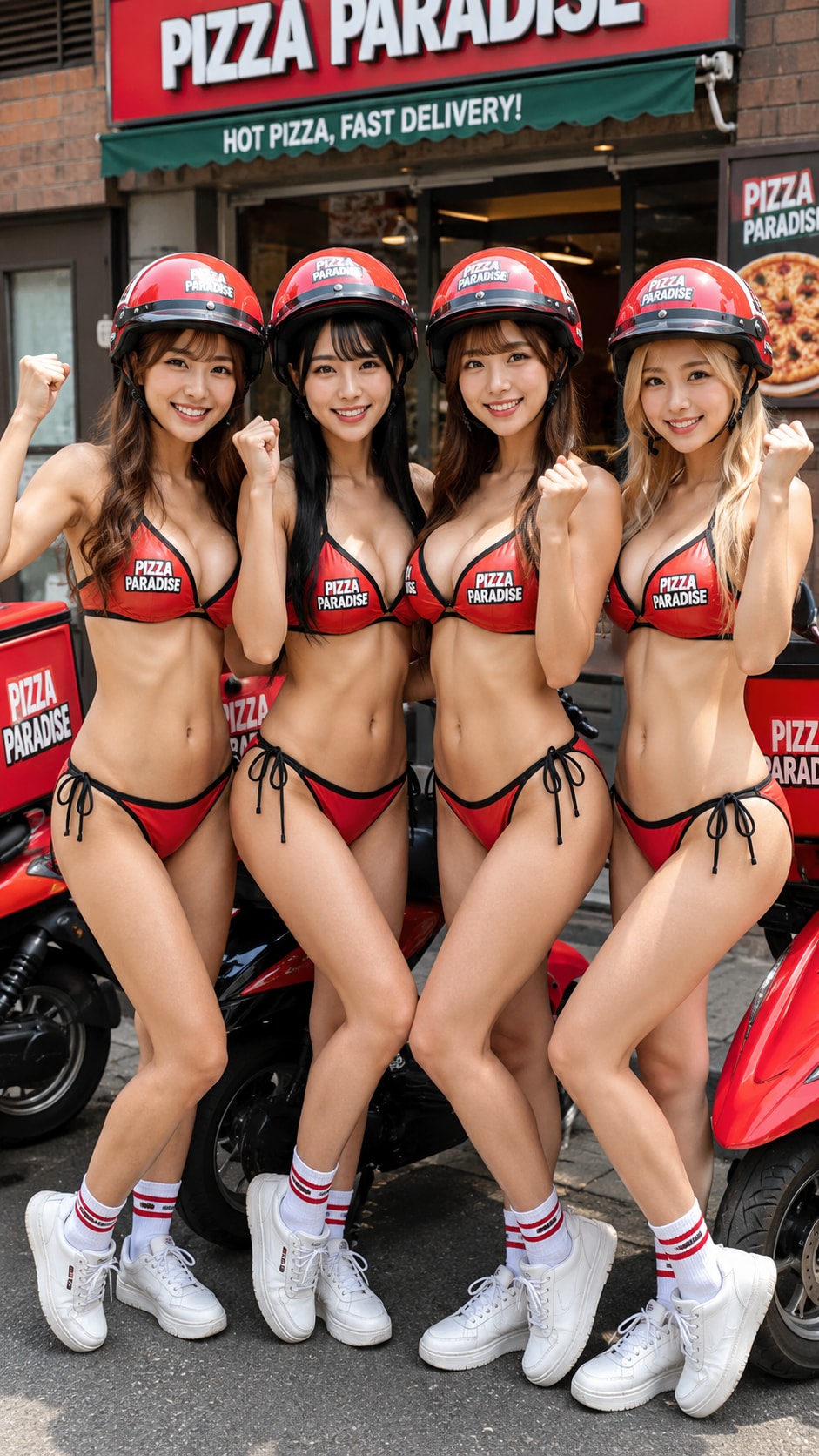 街角お仕事図鑑×宅配ビキニピザ