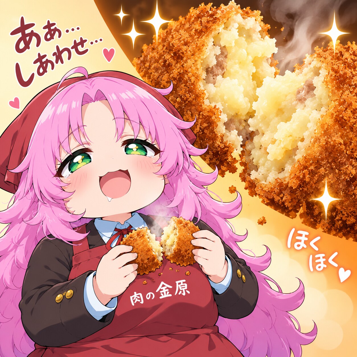 まかないコロッケ | の人気AIイラスト・グラビア