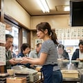 まるまる弁当屋の笑顔のおばさん 2枚目
