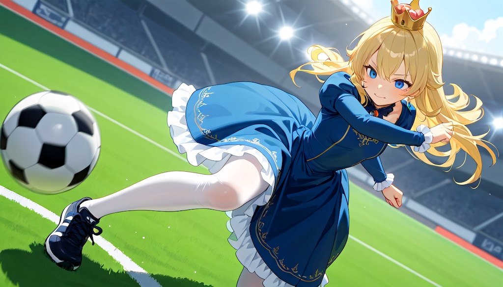 お姫様とサッカー