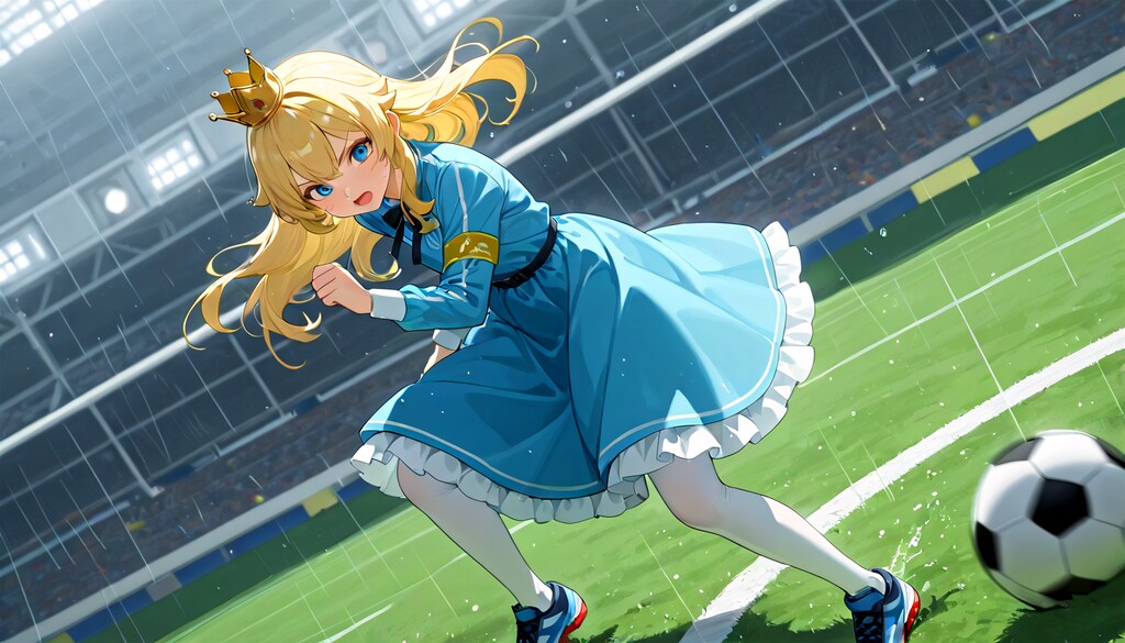 お姫様とサッカー