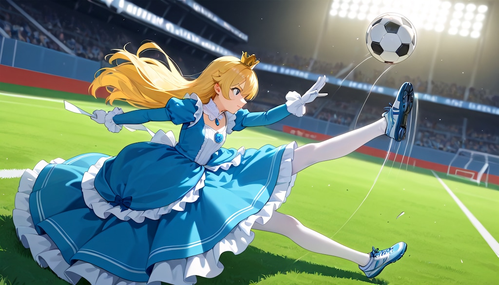 お姫様とサッカー