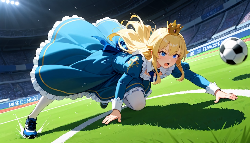 お姫様とサッカー