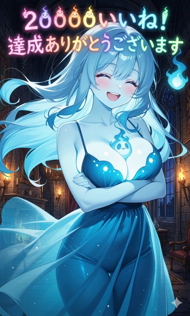 2万いいね！達成ありがとうございます👻