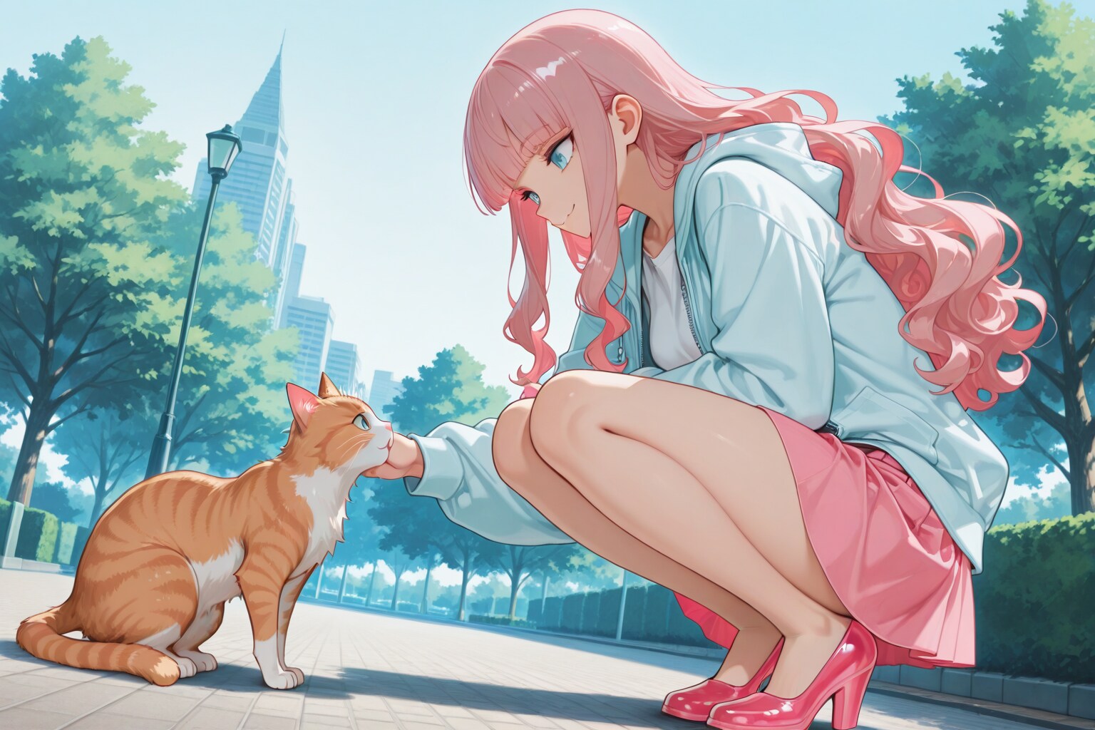 猫とECHIDNAちゃん | の人気AIイラスト・グラビア