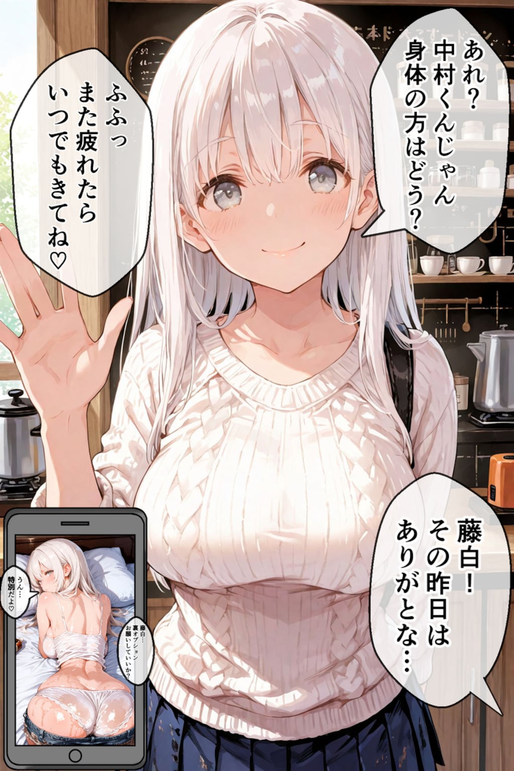 気持ちいいマッサージを受けた翌日...