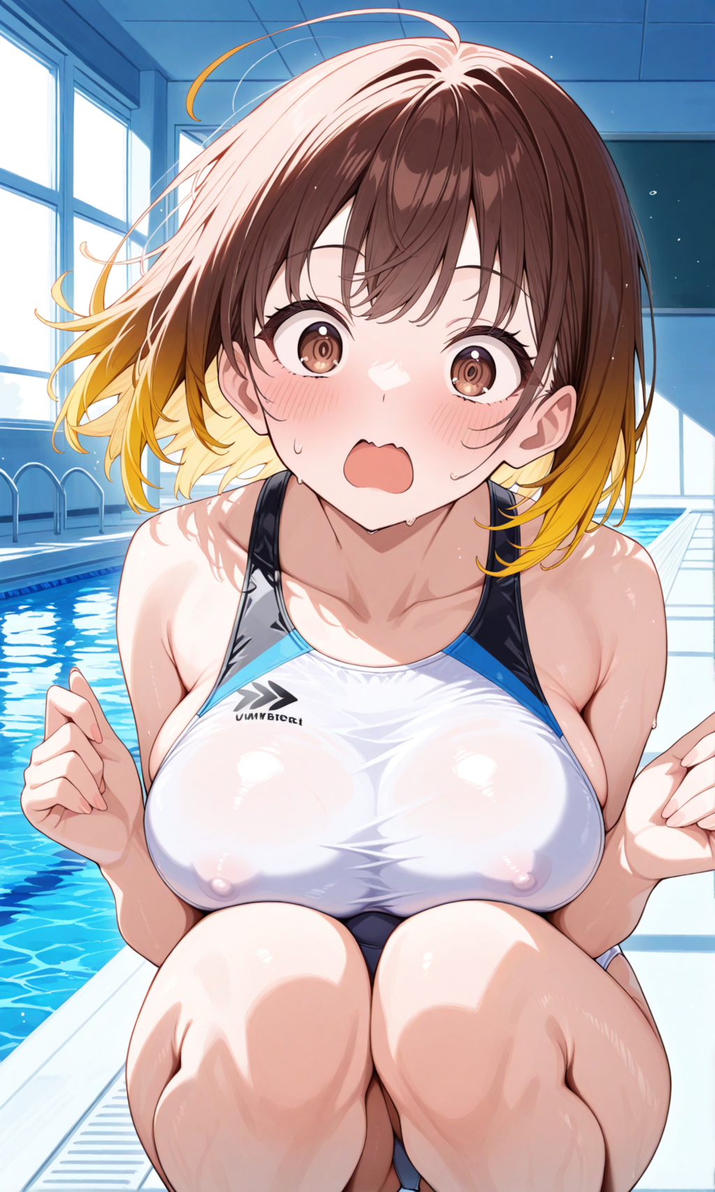 結衣先生のプール教室（イラストのみ）