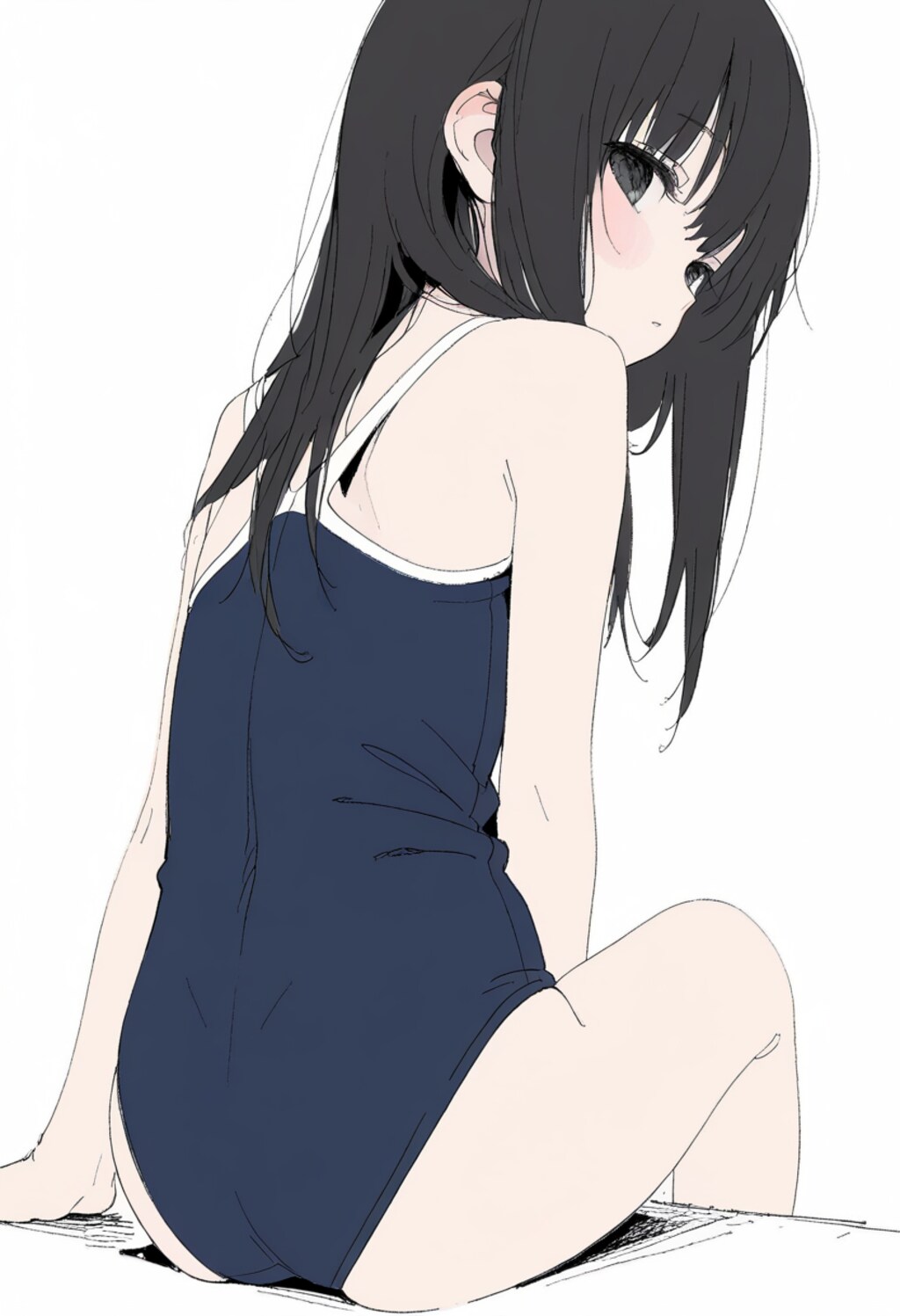 スクール水着な女の子