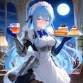 アーマーメイドのラピスさん(PixAI版) 4枚目