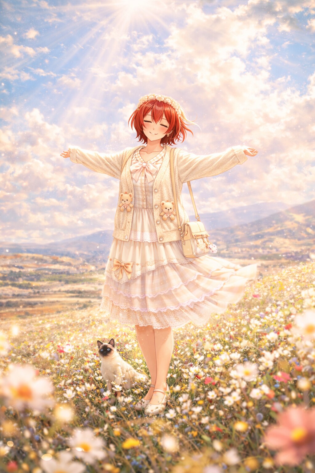 光の中で、春がほどける。 | の人気AIイラスト・グラビア