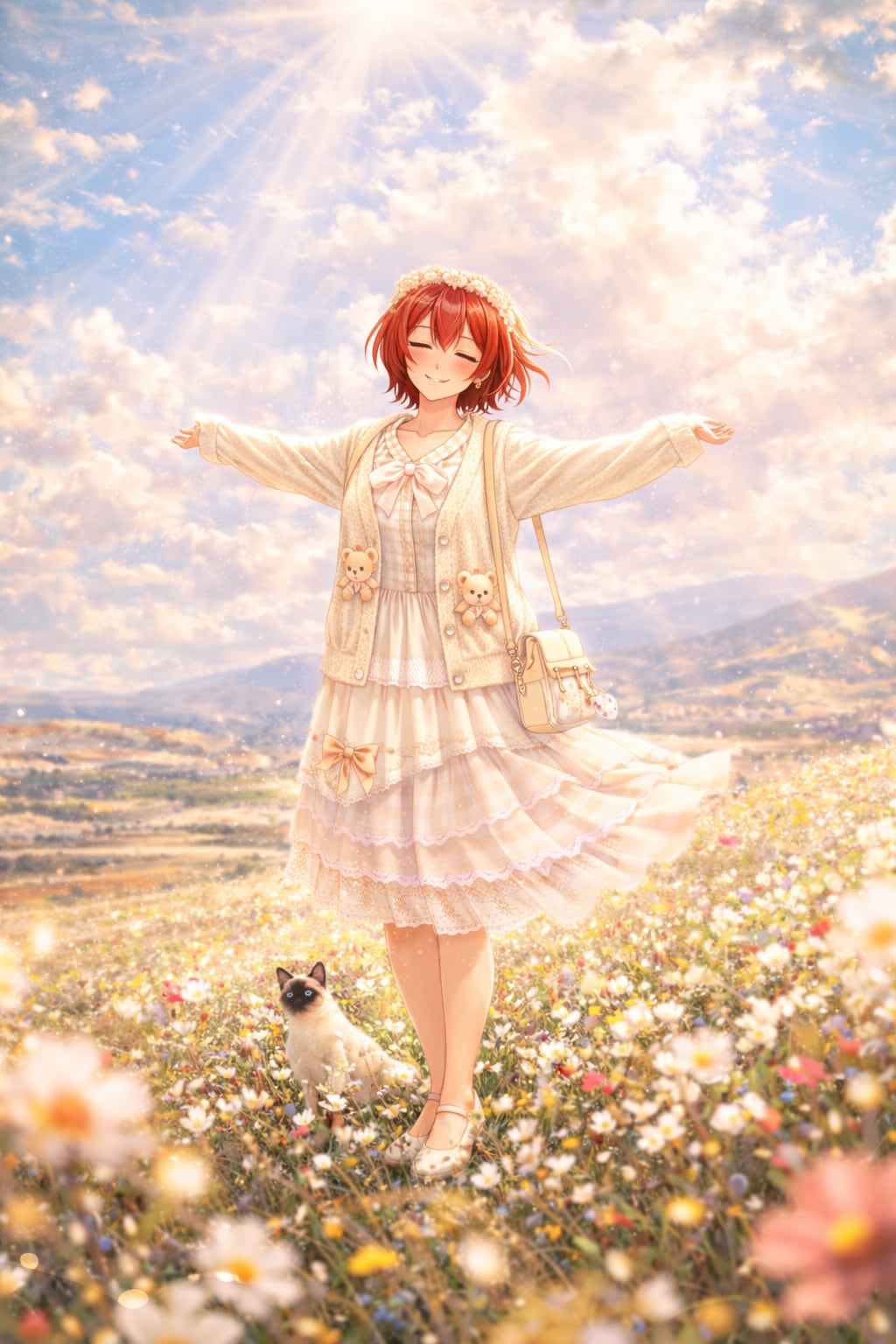 光の中で、春がほどける。