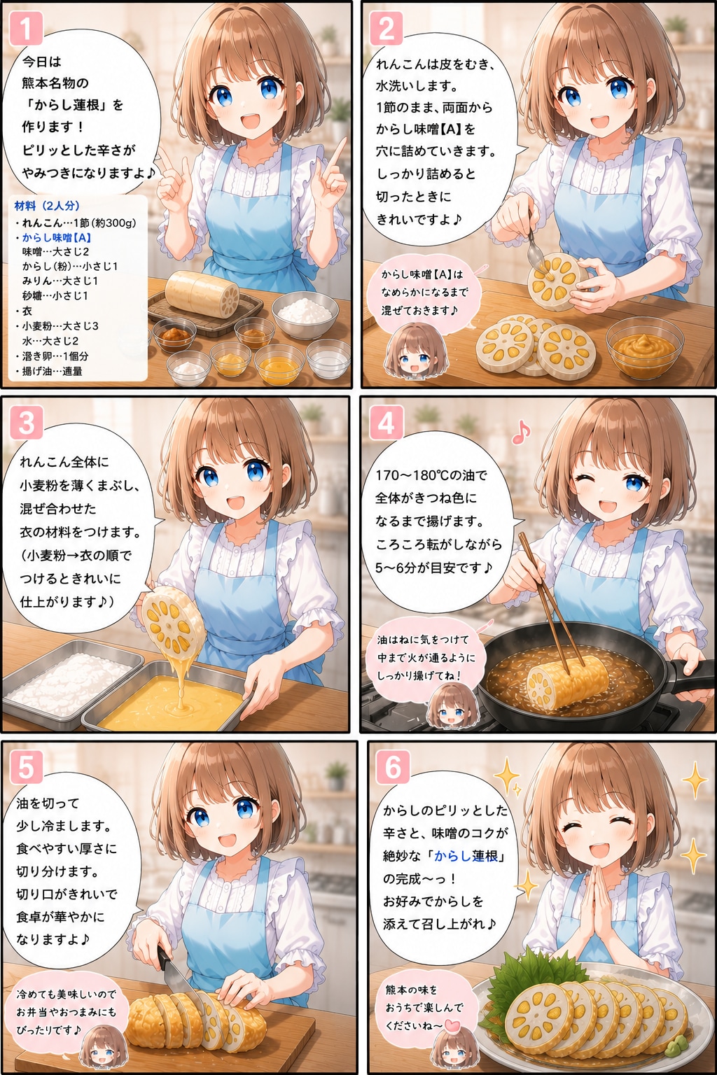 からし蓮根