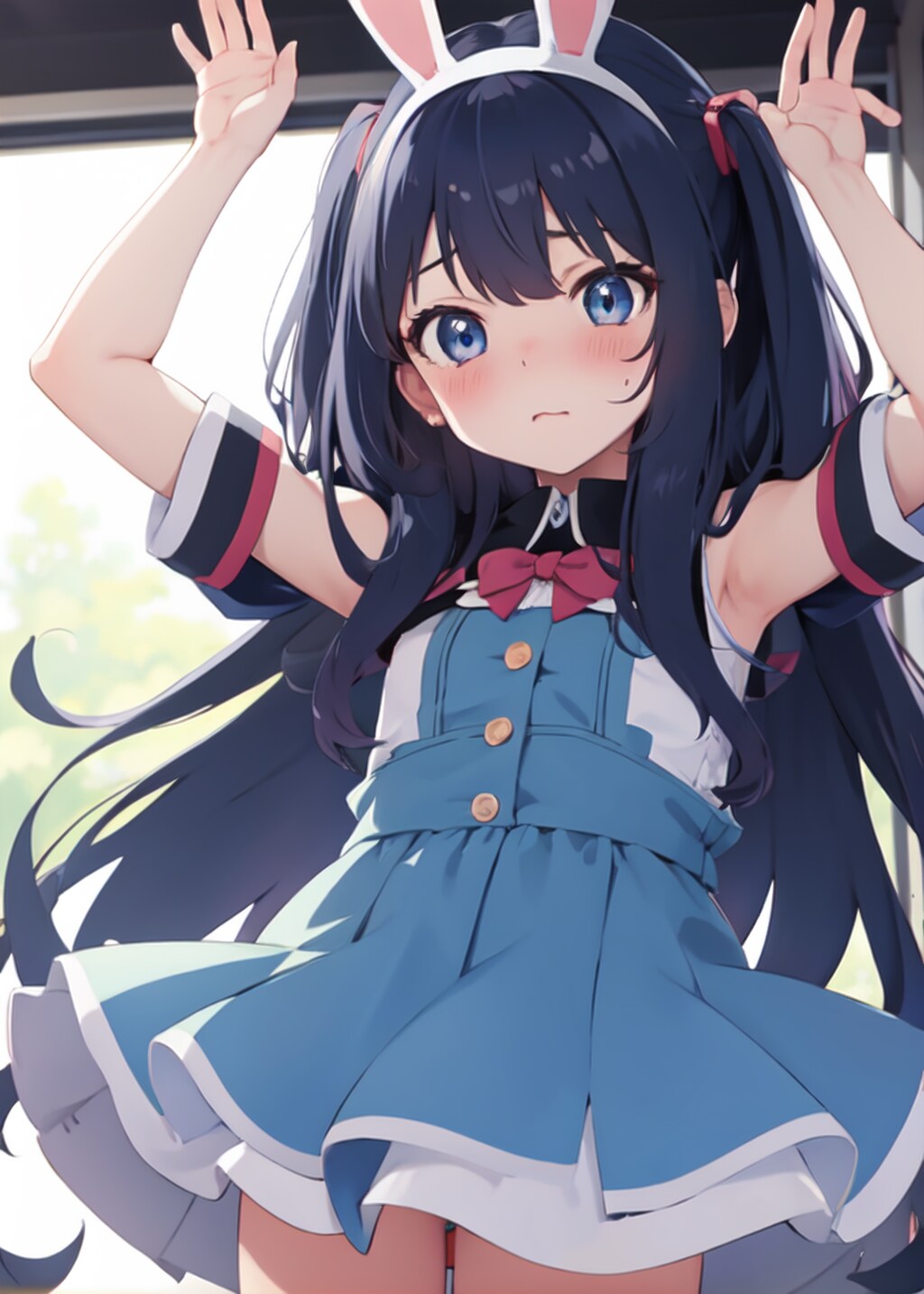 ウサギさんです…ぴょん？