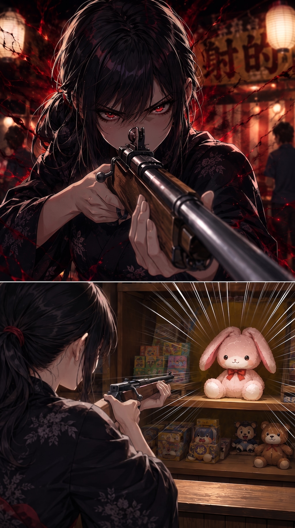 射的